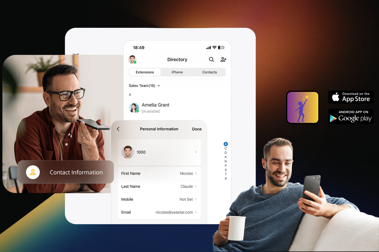 Hela din företagsväxel i mobilen — så fungerar Drömliks app
